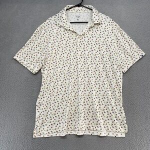 1764 Golf Polo Mens XL Beach Beer Coconuts Short Sleeve Hawaiian Lawn Chair